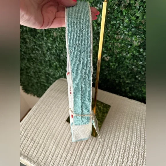 Lobster Embroidered Shoulder Bag - White and Red - Picture 5 of 11